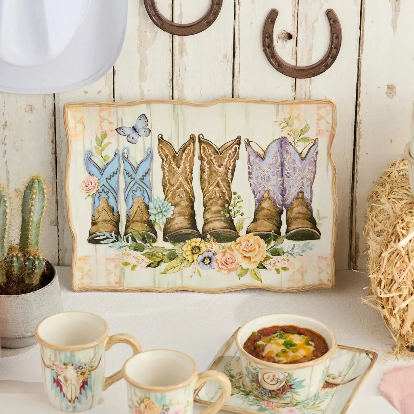 Floral Farm Serving Set