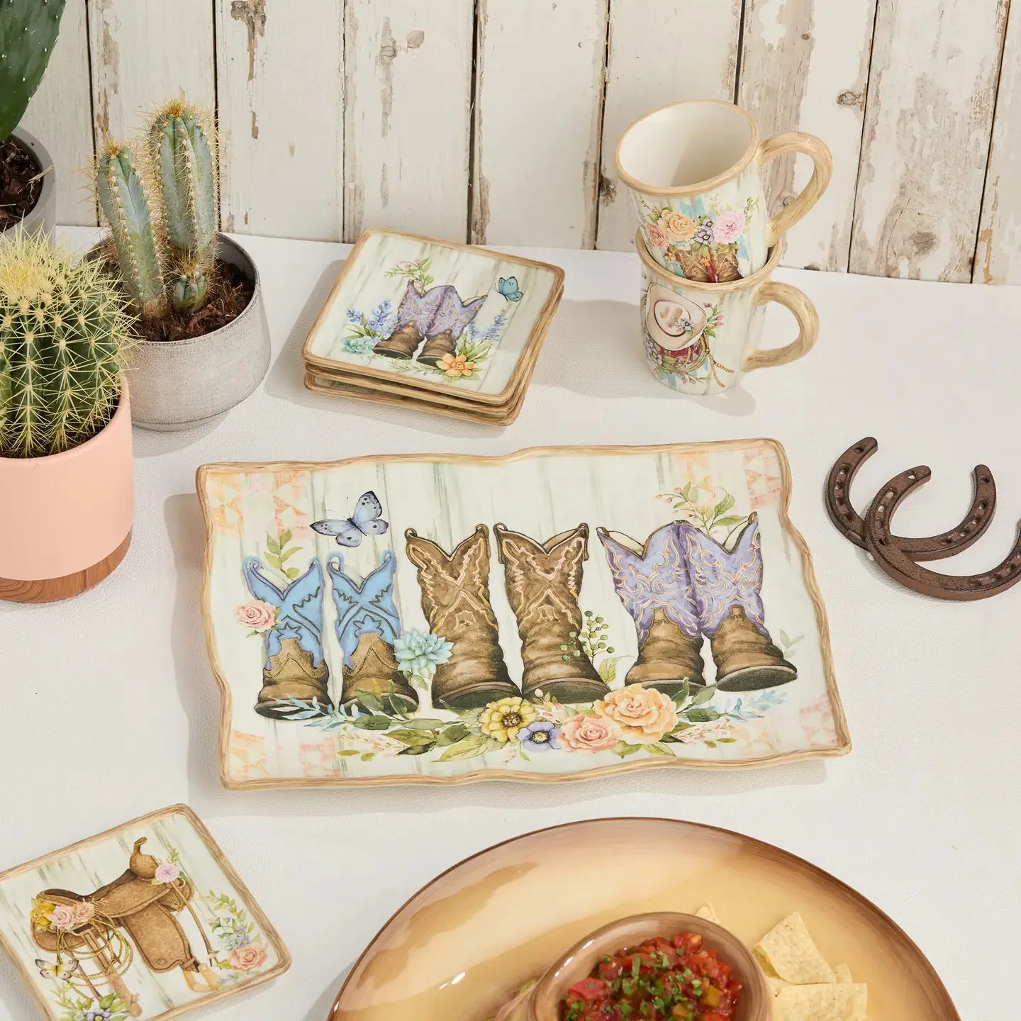 Floral Farm Serving Set