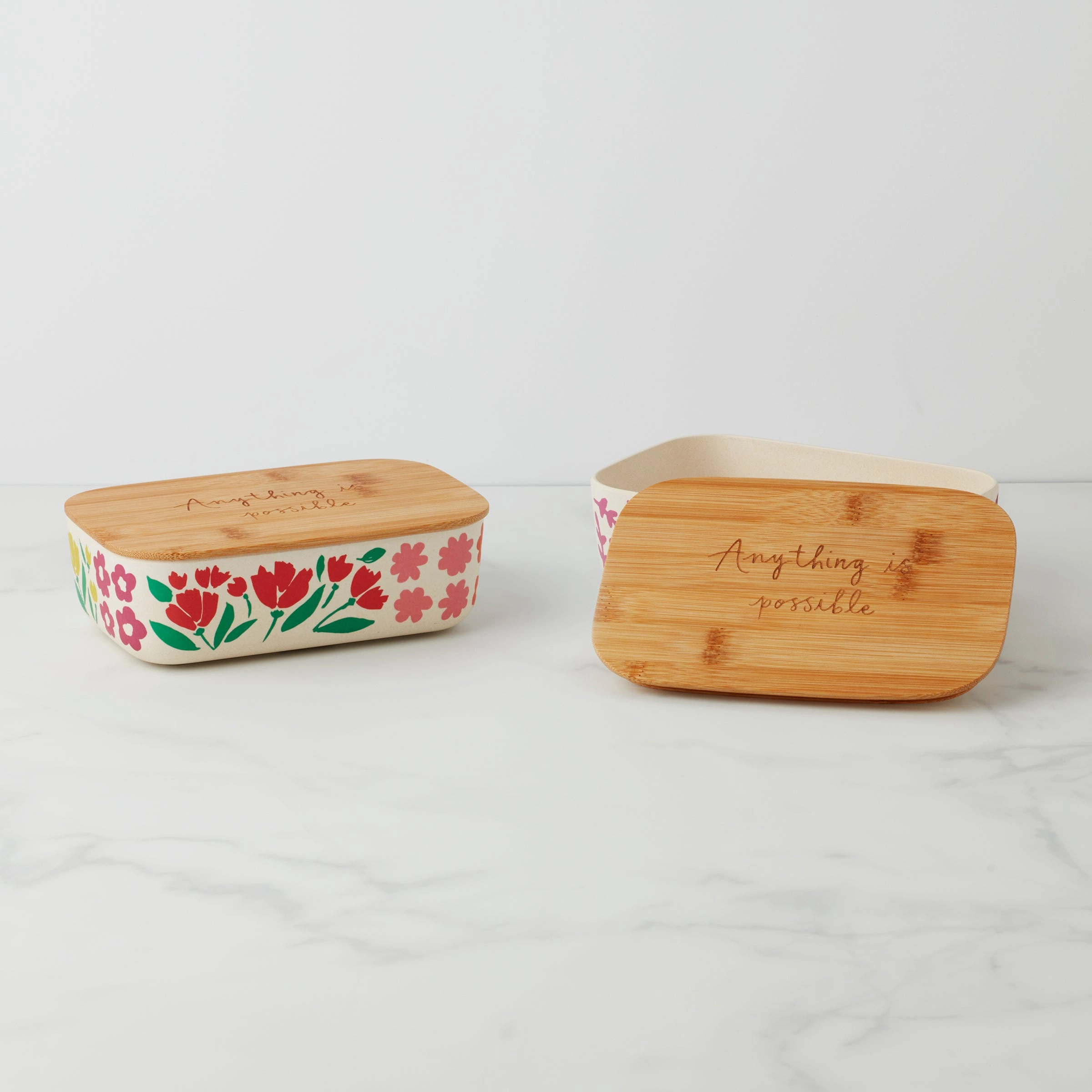 Floral Fields 2-Pc Container Set