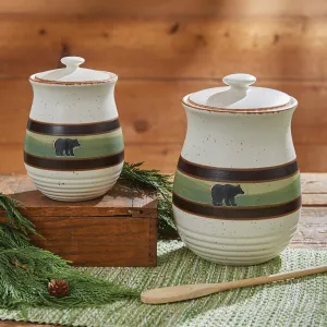 Forest Bluff Canister kitchen utensils, spatula set