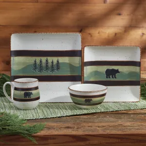 Forest Bluff Dinnerware Set toilet seat cover, slow close seat
