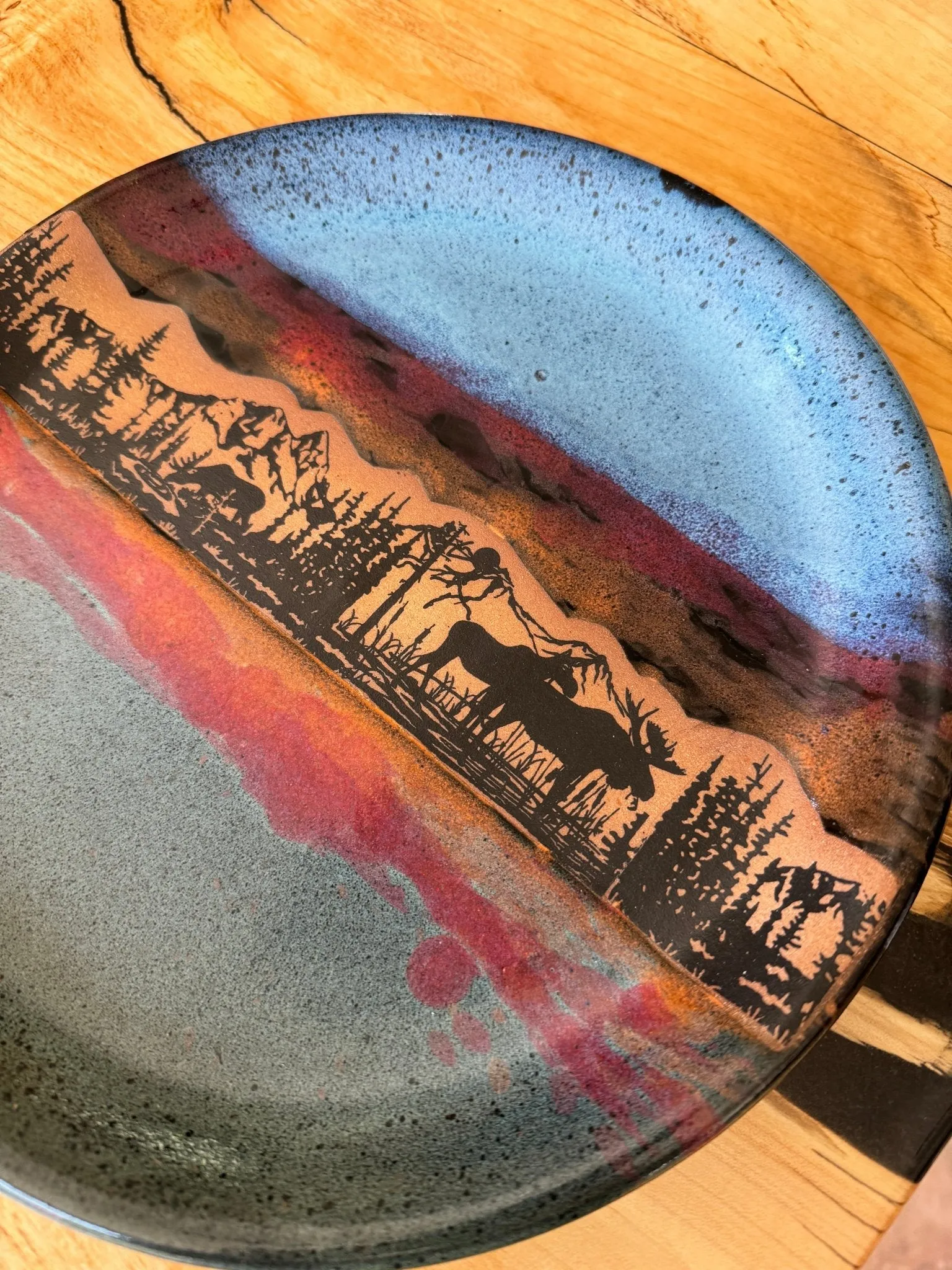 Forest Moose Pottery Dinnerware