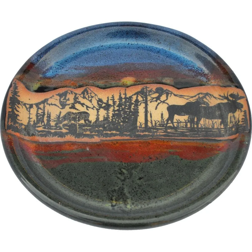 Forest Moose Pottery Dinnerware