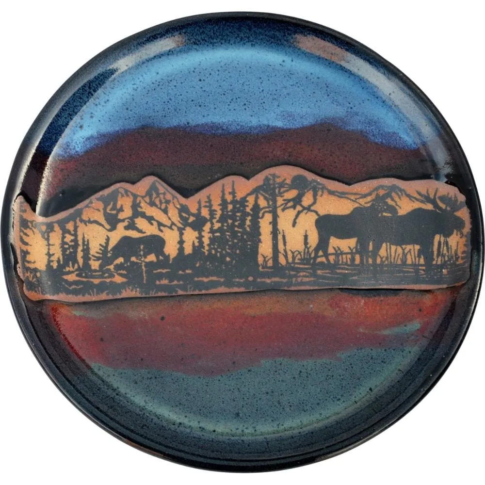 Forest Moose Pottery Dinnerware