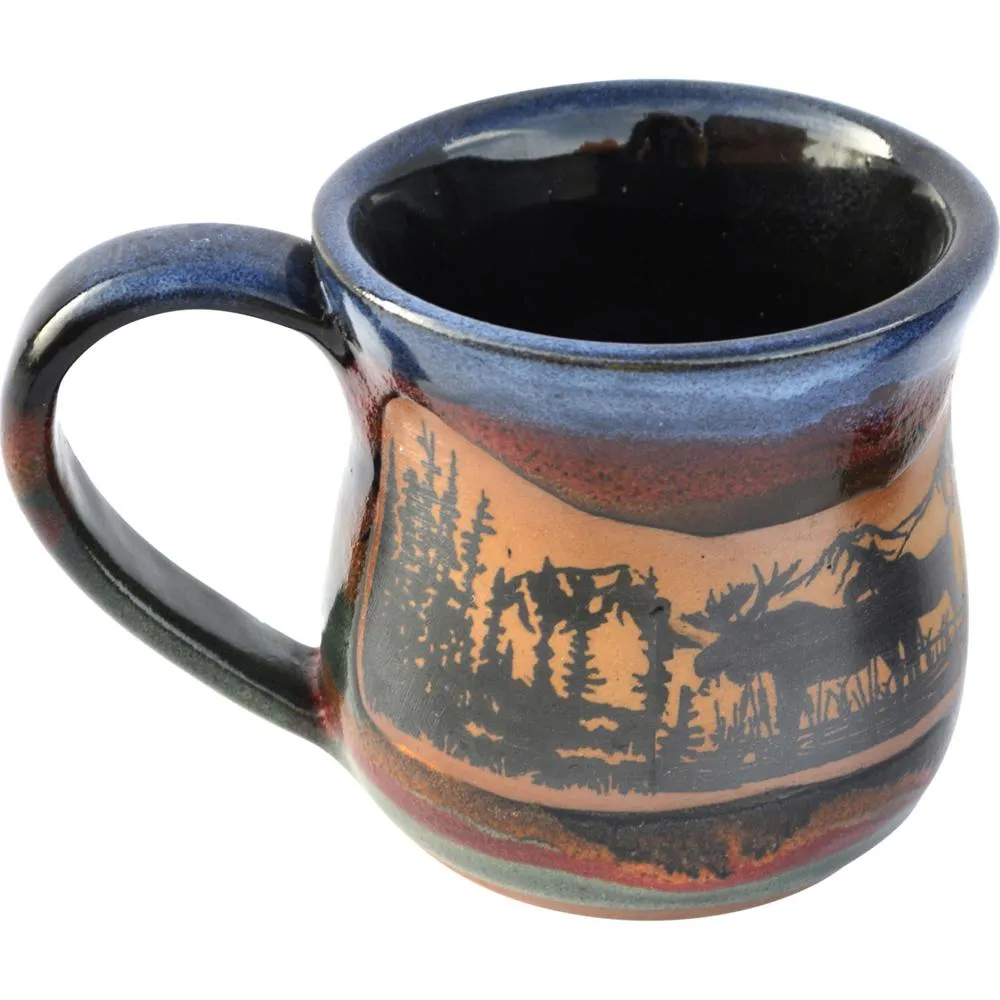 Forest Moose Pottery Dinnerware