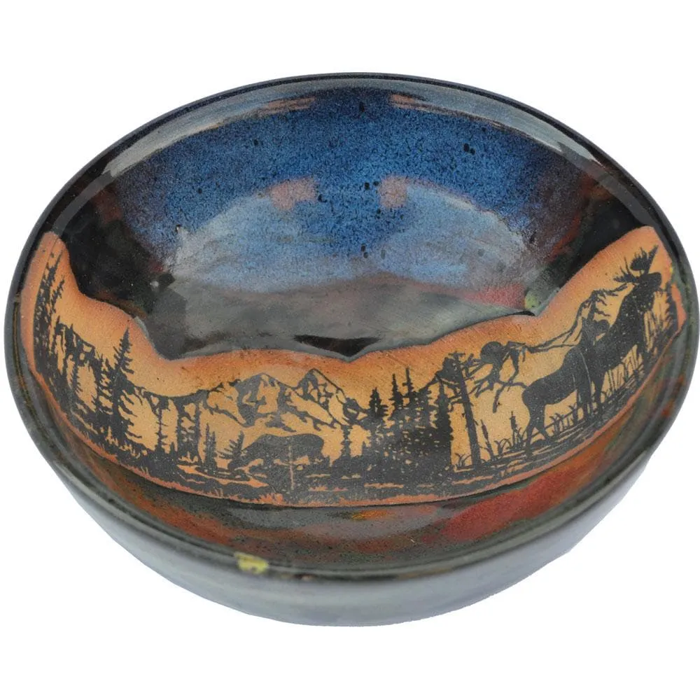 Forest Moose Pottery Dinnerware