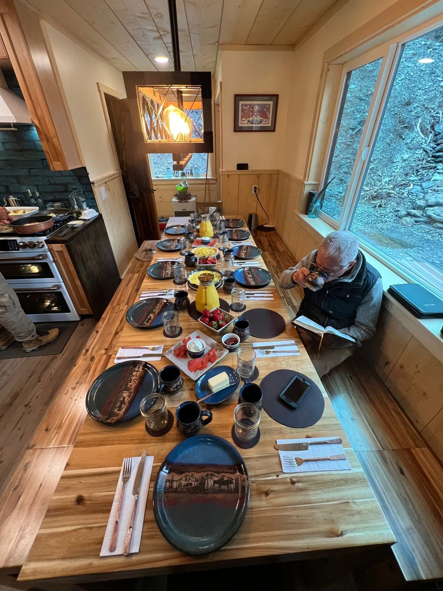 Forest Moose Pottery Dinnerware