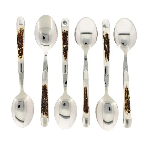 Forge de Laguiole Elk Horn Soup Spoons toilet seat cover, slow close seat