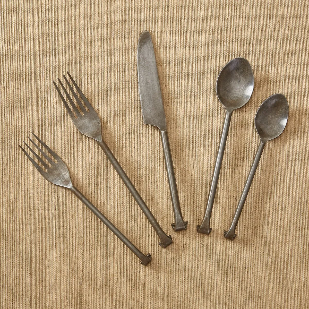 Forged Iron Flatware Set