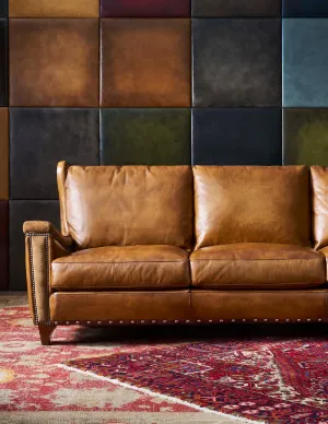 Fort Worth Leather Sofa vanity mirror, wall mirror