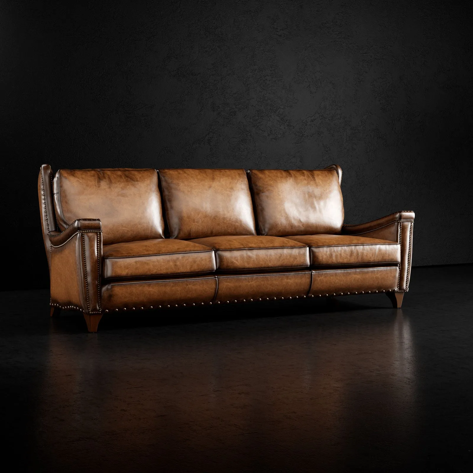 Fort Worth Leather Sofa