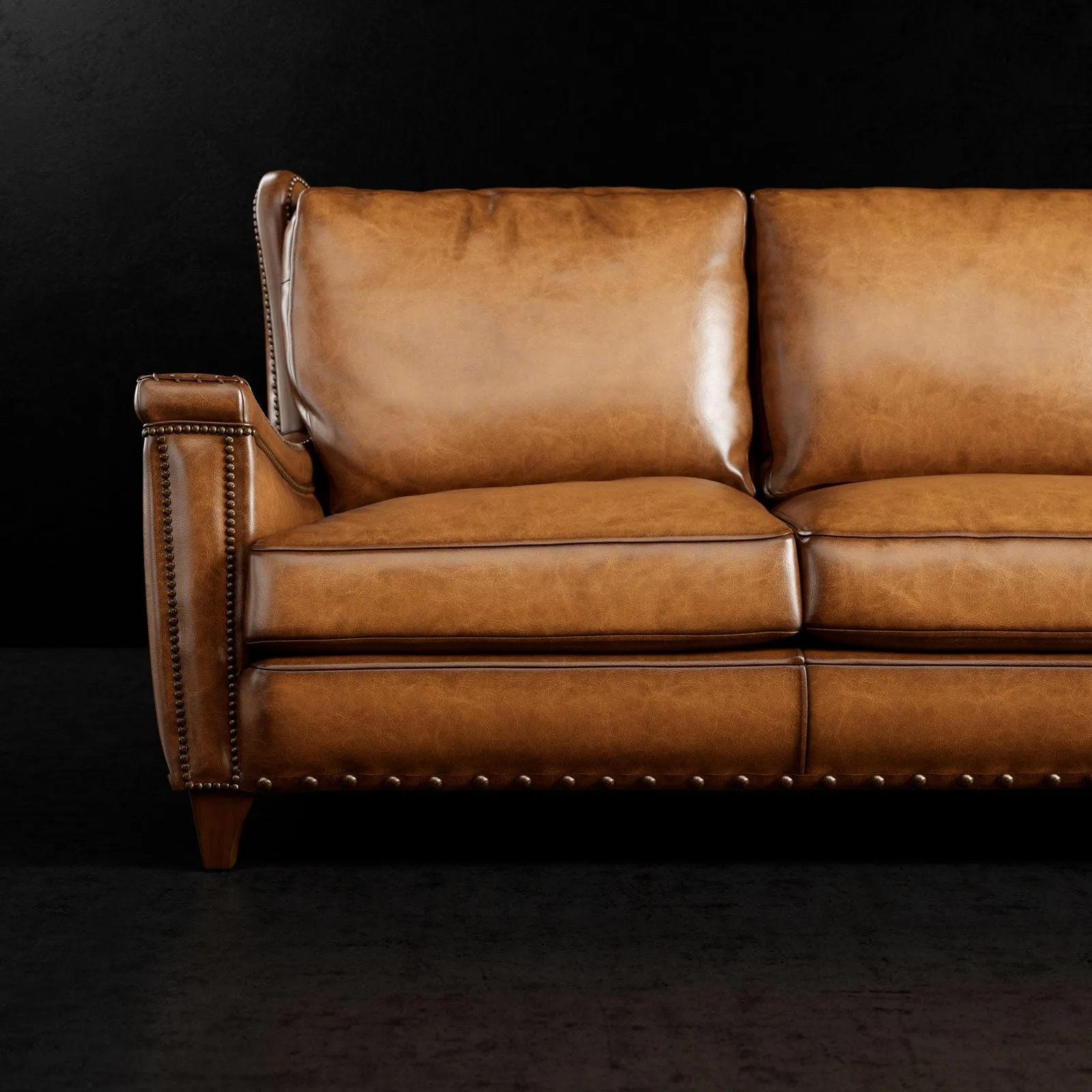 Fort Worth Leather Sofa