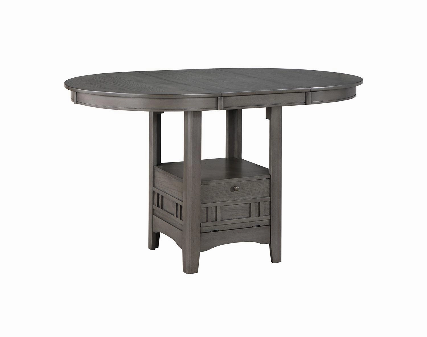 Freda 5-Piece Extendable Counter Height Dining Set - Grey