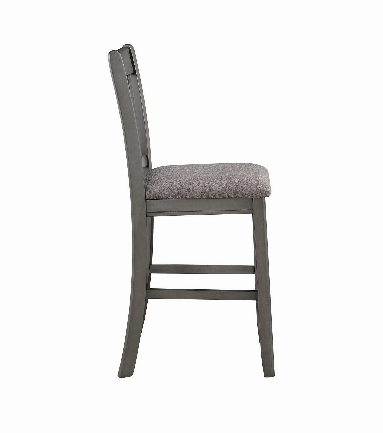 Freda 5-Piece Extendable Counter Height Dining Set - Grey