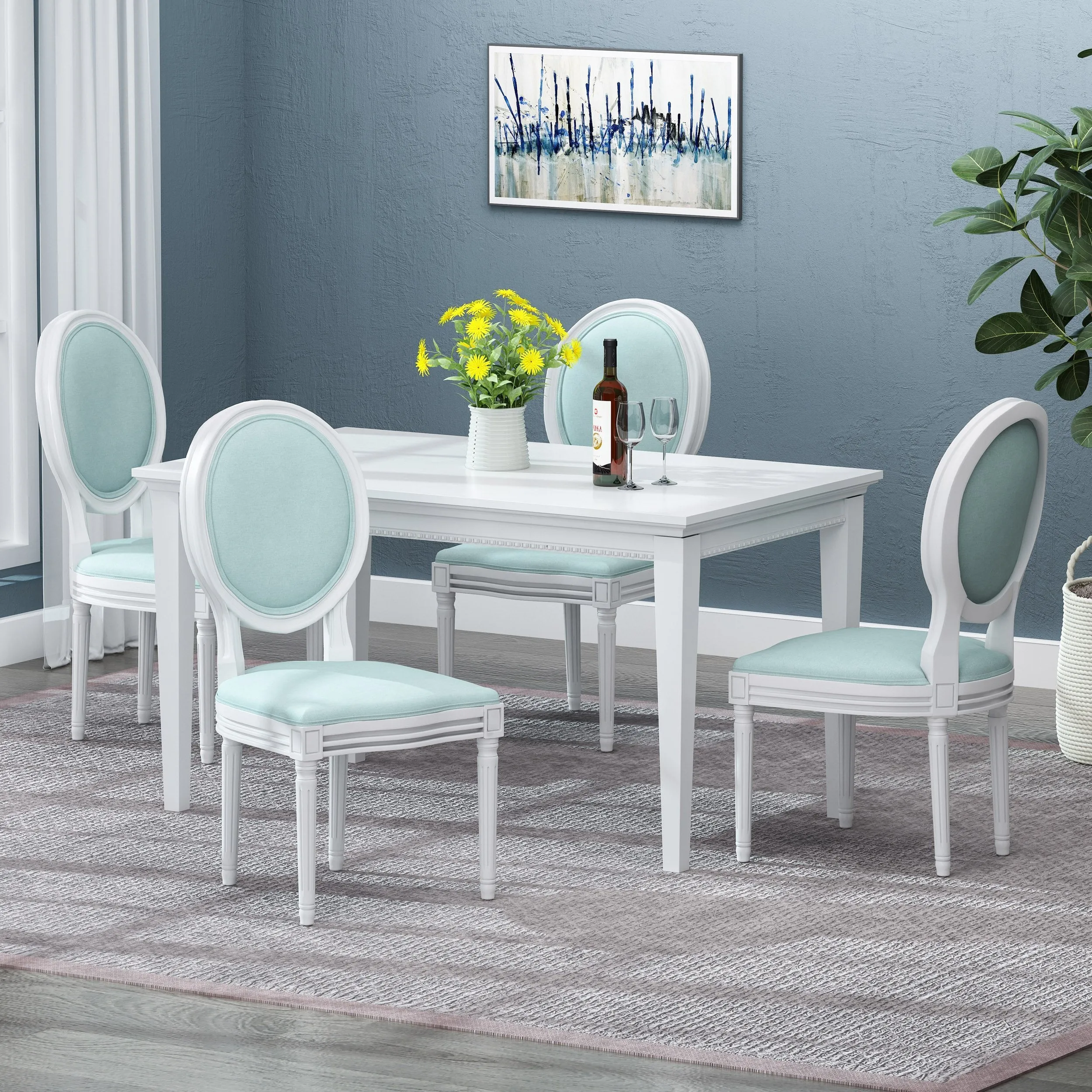 French Country Dining Chairs (Set of 4) - NH008213