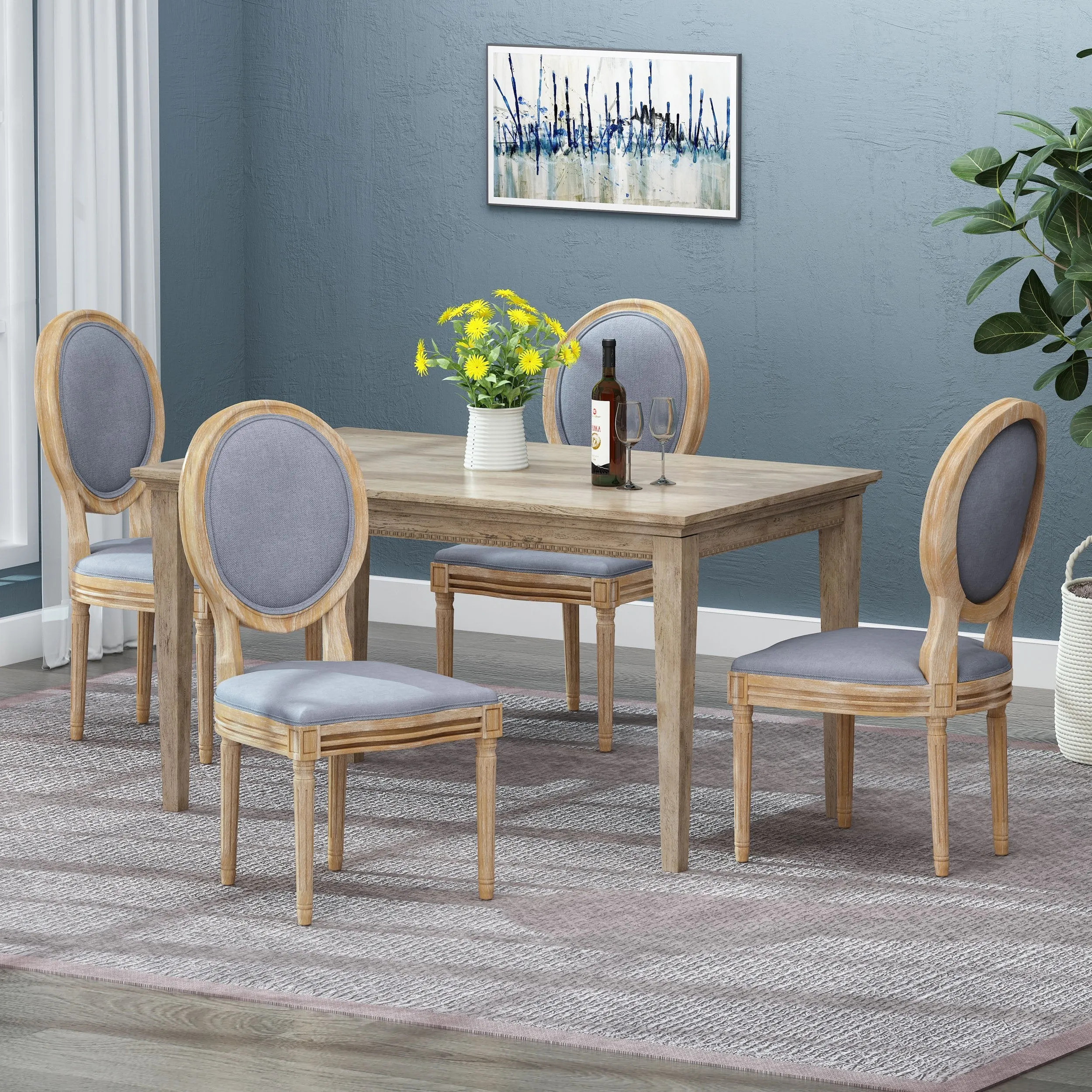 French Country Dining Chairs (Set of 4) - NH008213