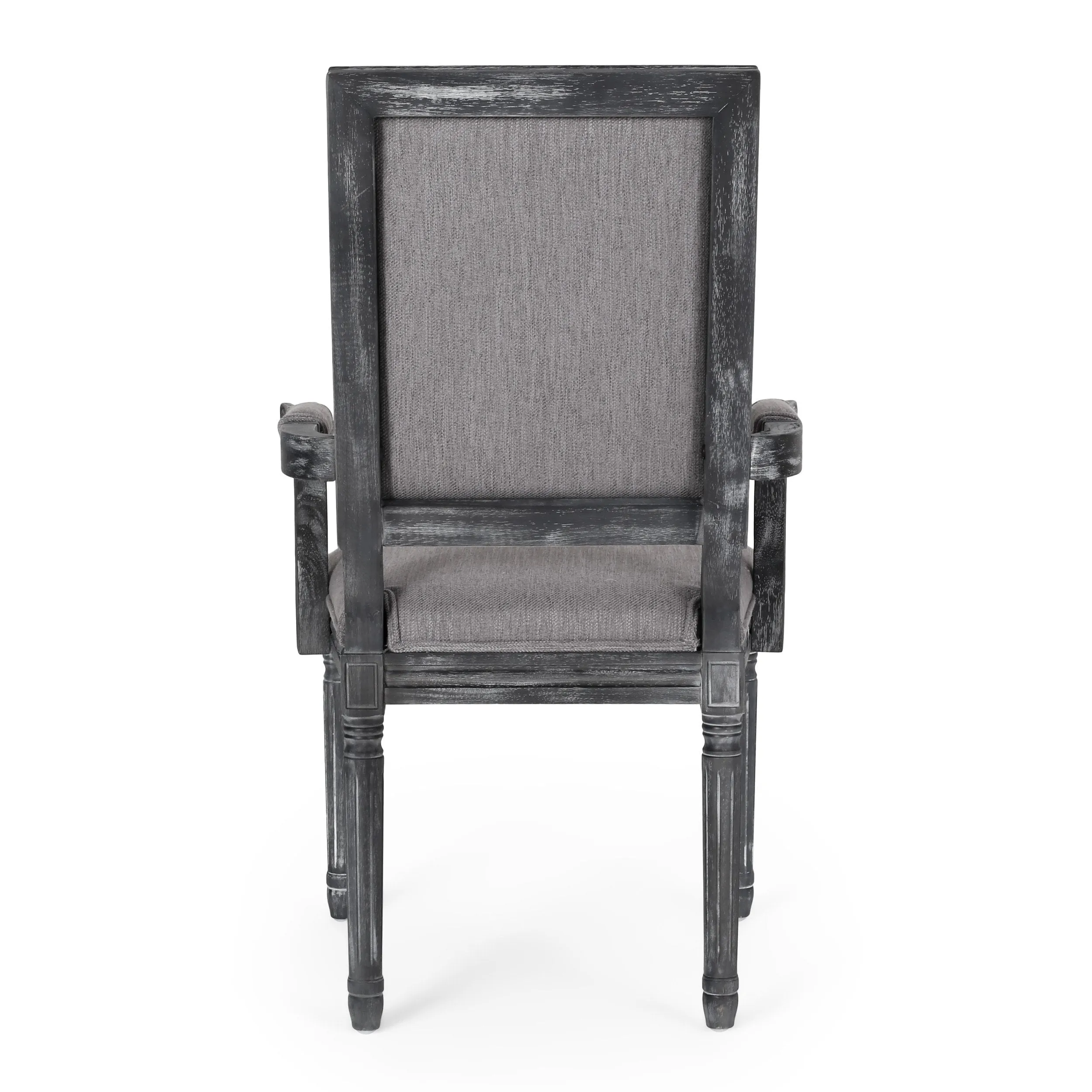 French Country Wood Upholstered Dining Chair - NH511513