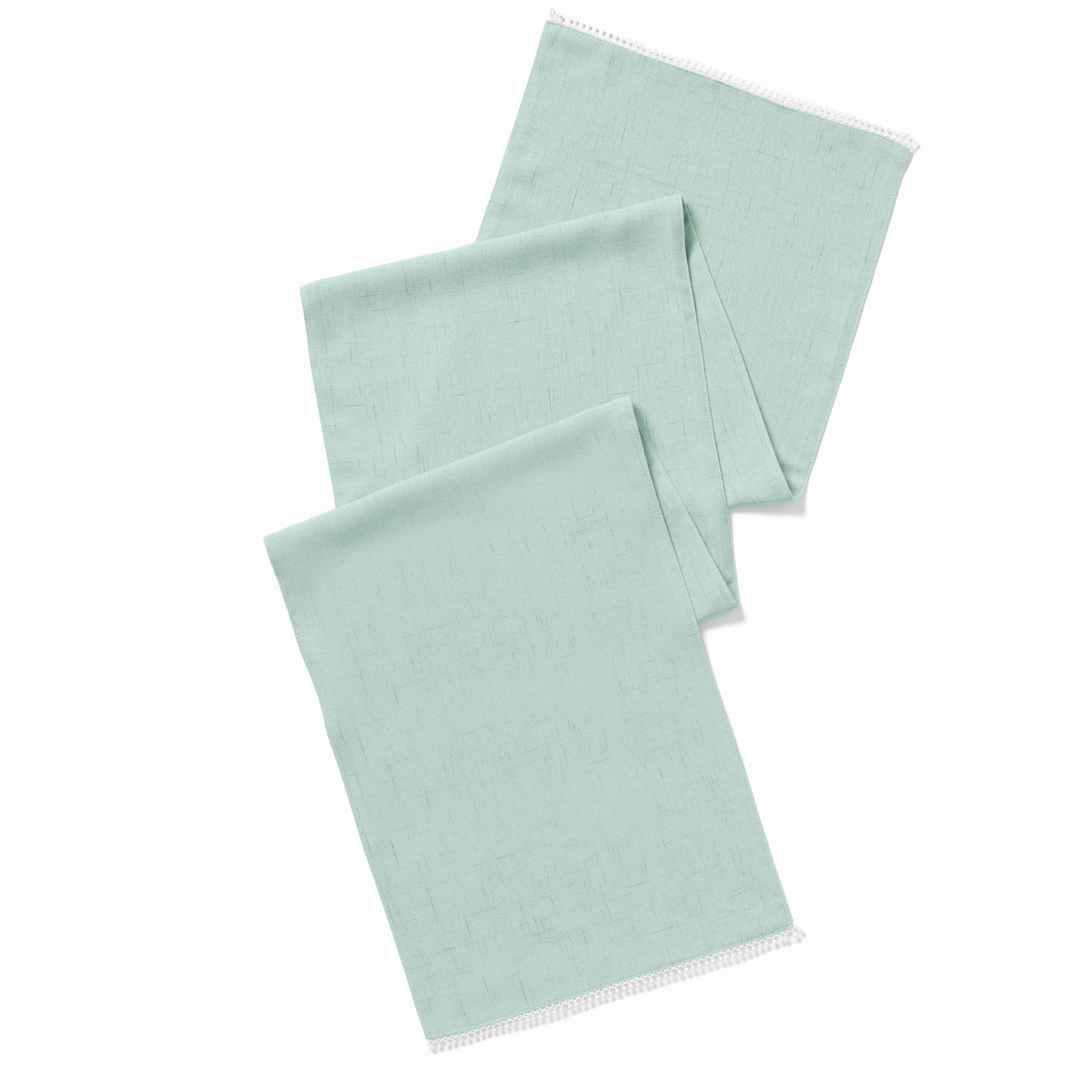 French Perle Ice Blue Runner