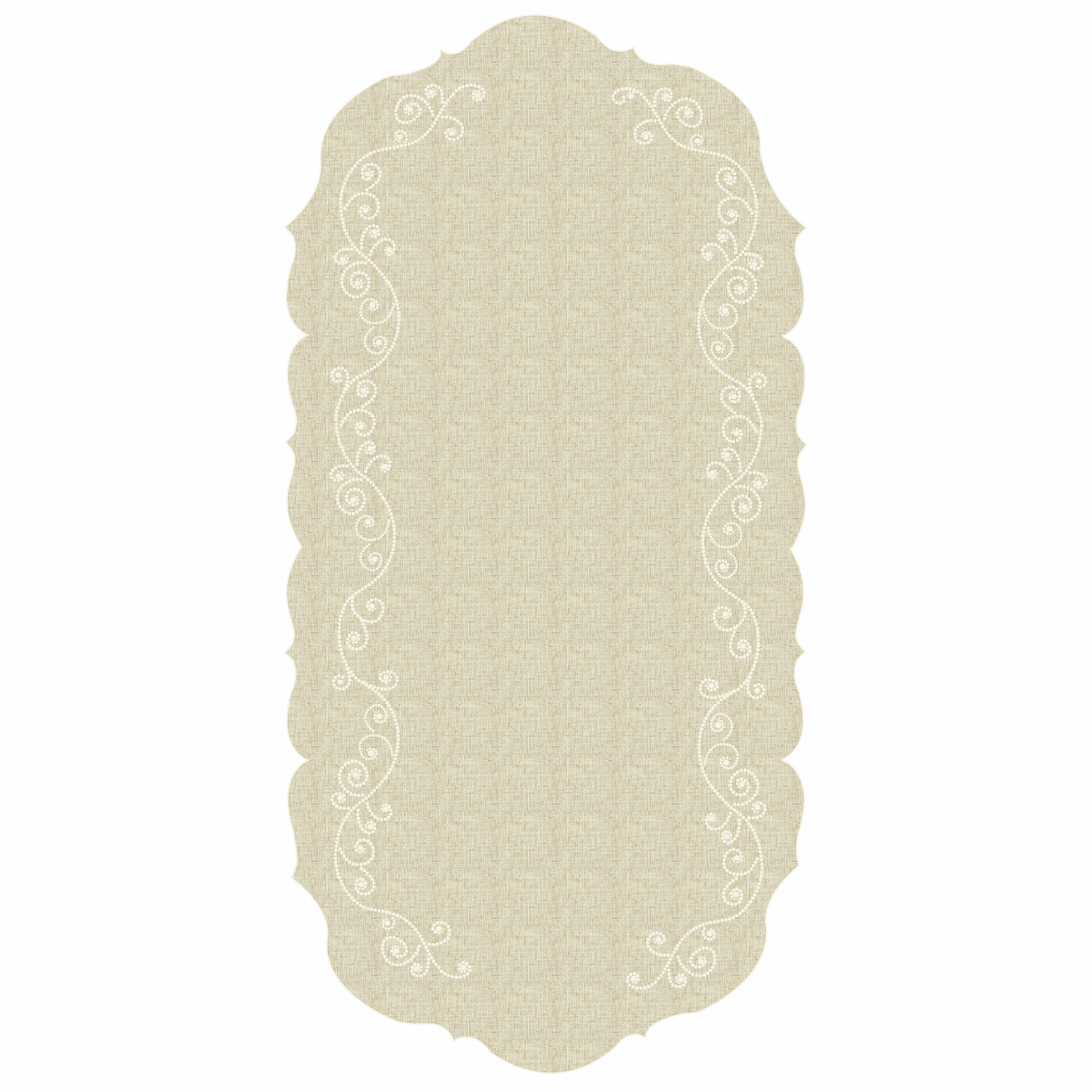 French Perle Linen Centerpiece