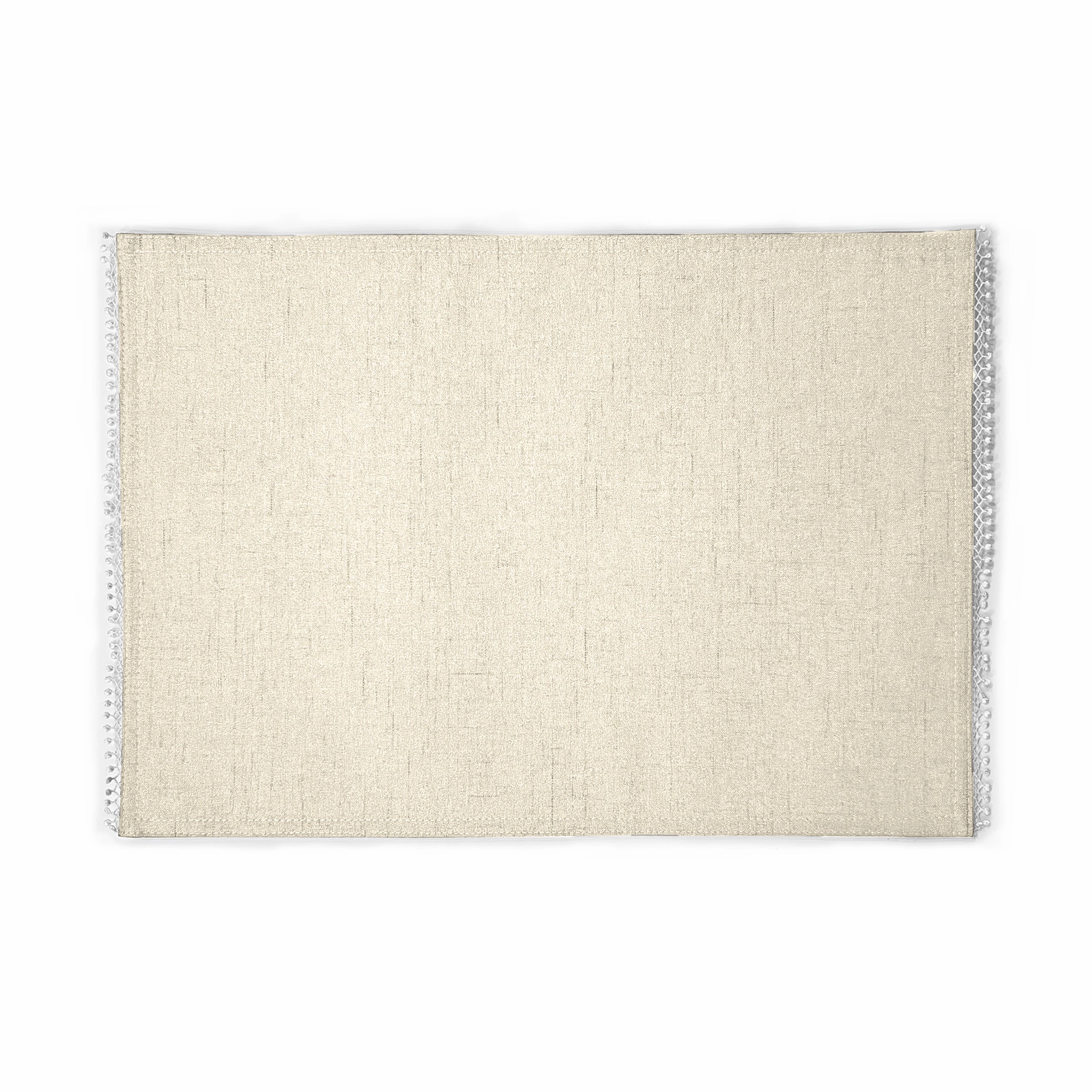 French Perle Natural 13X18 Placemats - Set Of 4