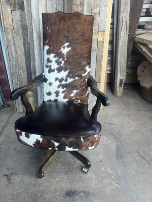 Full Back Tri Color Cowhide Office Chair gaming chair, computer chair