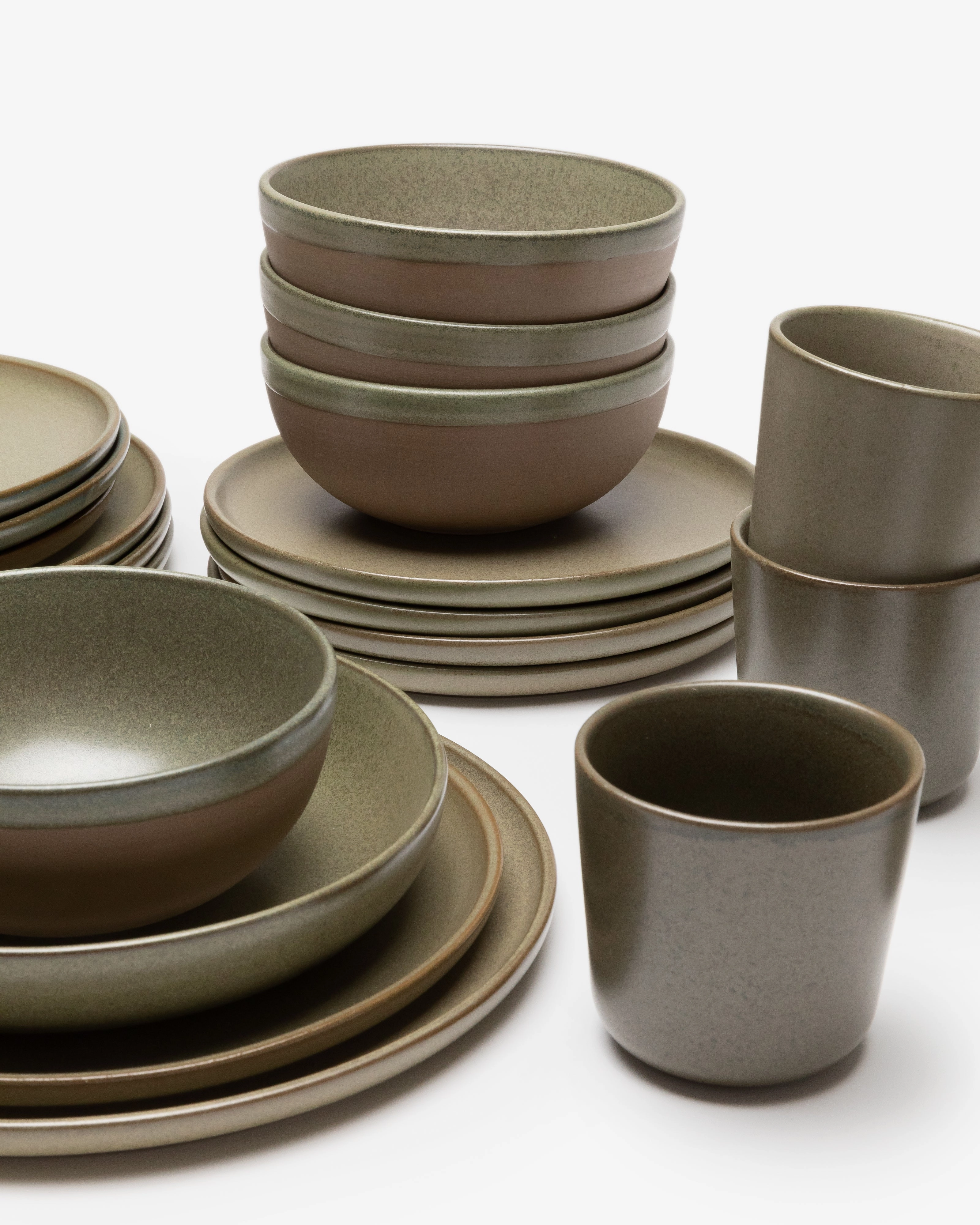 Full Set 24 pieces camogreen Surface