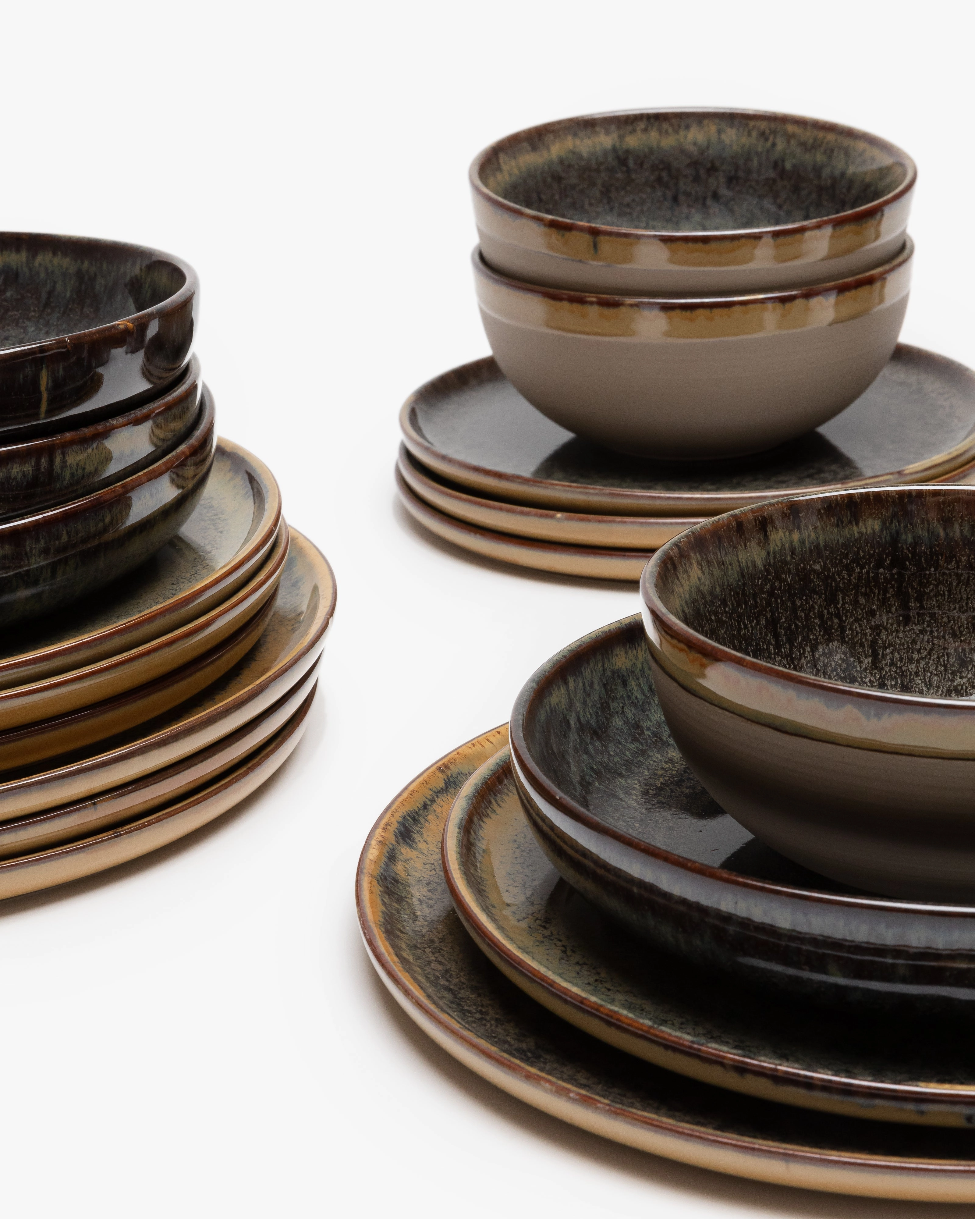 Full Set 24 pieces indi gray Surface