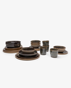 Full Set 24 pieces indi gray Surface