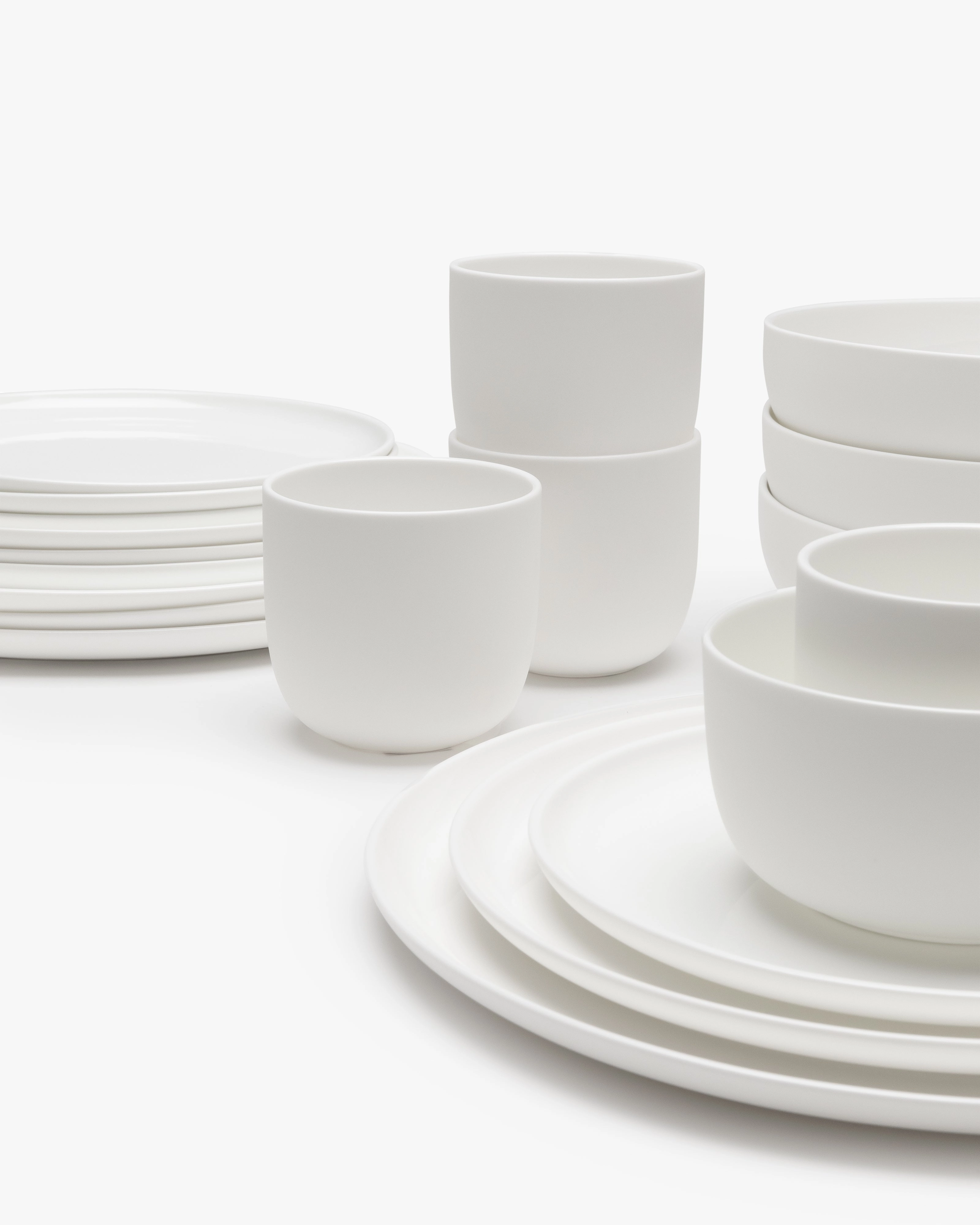 Full Set 24 pieces white Base