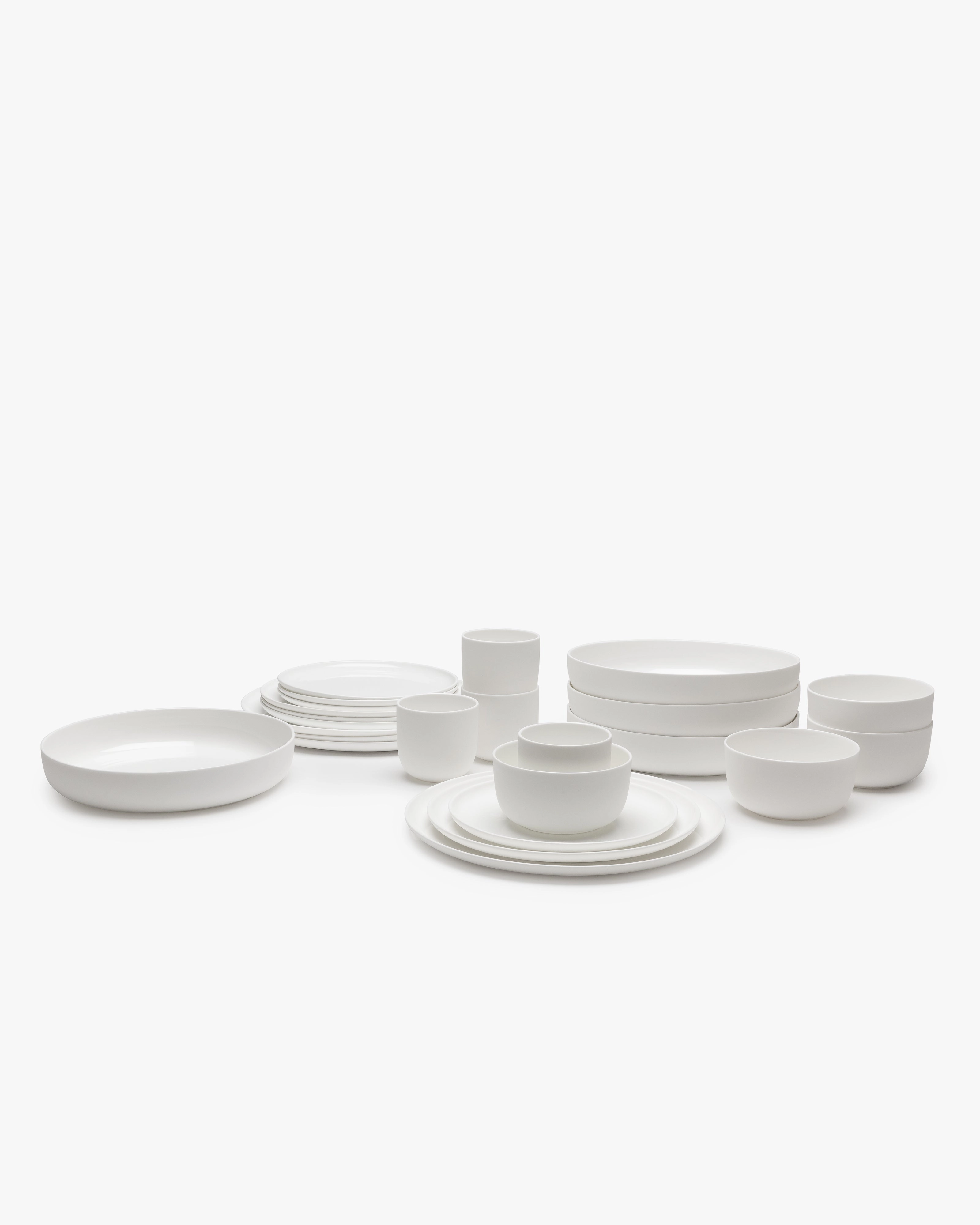 Full Set 24 pieces white Base