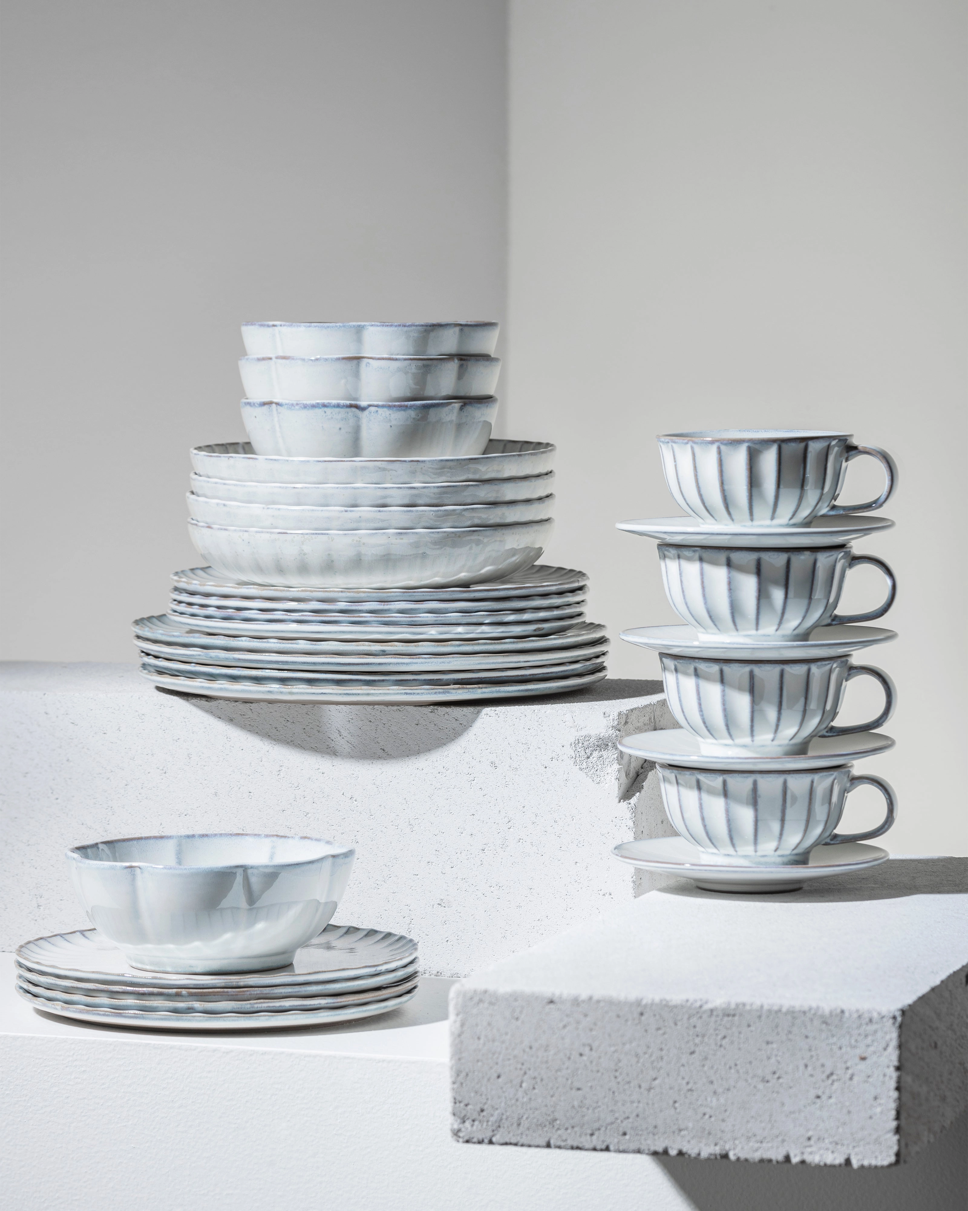 Full Set 28 pieces white Inku