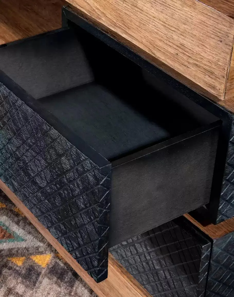 Furrowed Bark & Hickory TV Console