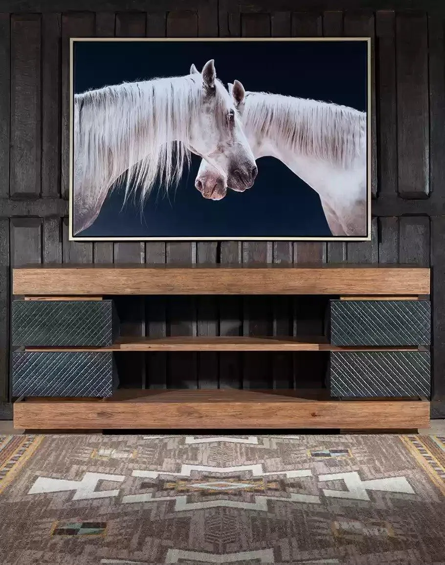 Furrowed Bark & Hickory TV Console