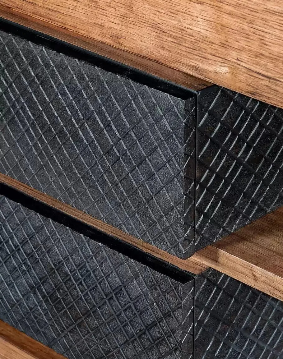 Furrowed Bark & Hickory TV Console