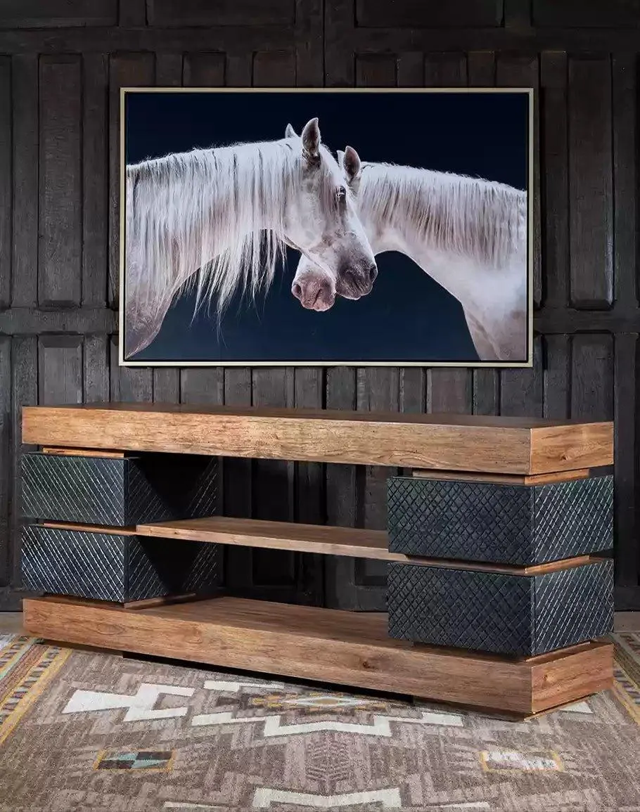 Furrowed Bark & Hickory TV Console gaming chair, computer chair