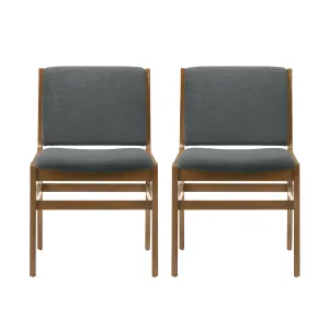 Galtin Contemporary Fabric Upholstered Wood Dining Chairs, Set of 2 dining table set, 6-piece dining set