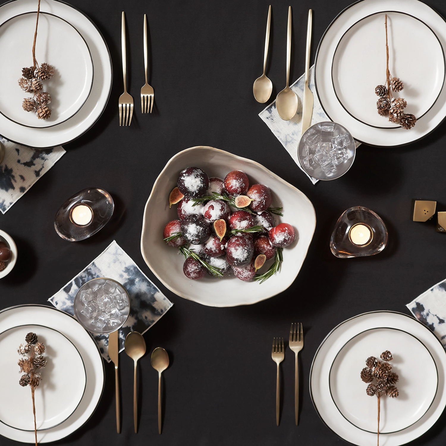 Gaze Champagne Satin 20 Piece Flatware Set