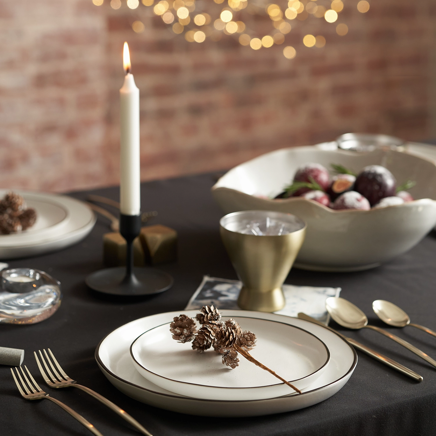 Gaze Champagne Satin 20 Piece Flatware Set