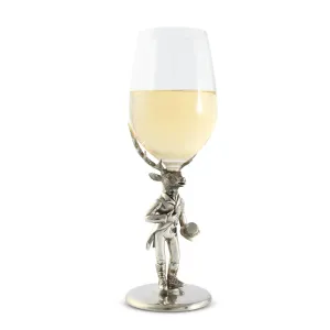 Gentleman Elk Wine Glass toilet seat cover, slow close seat