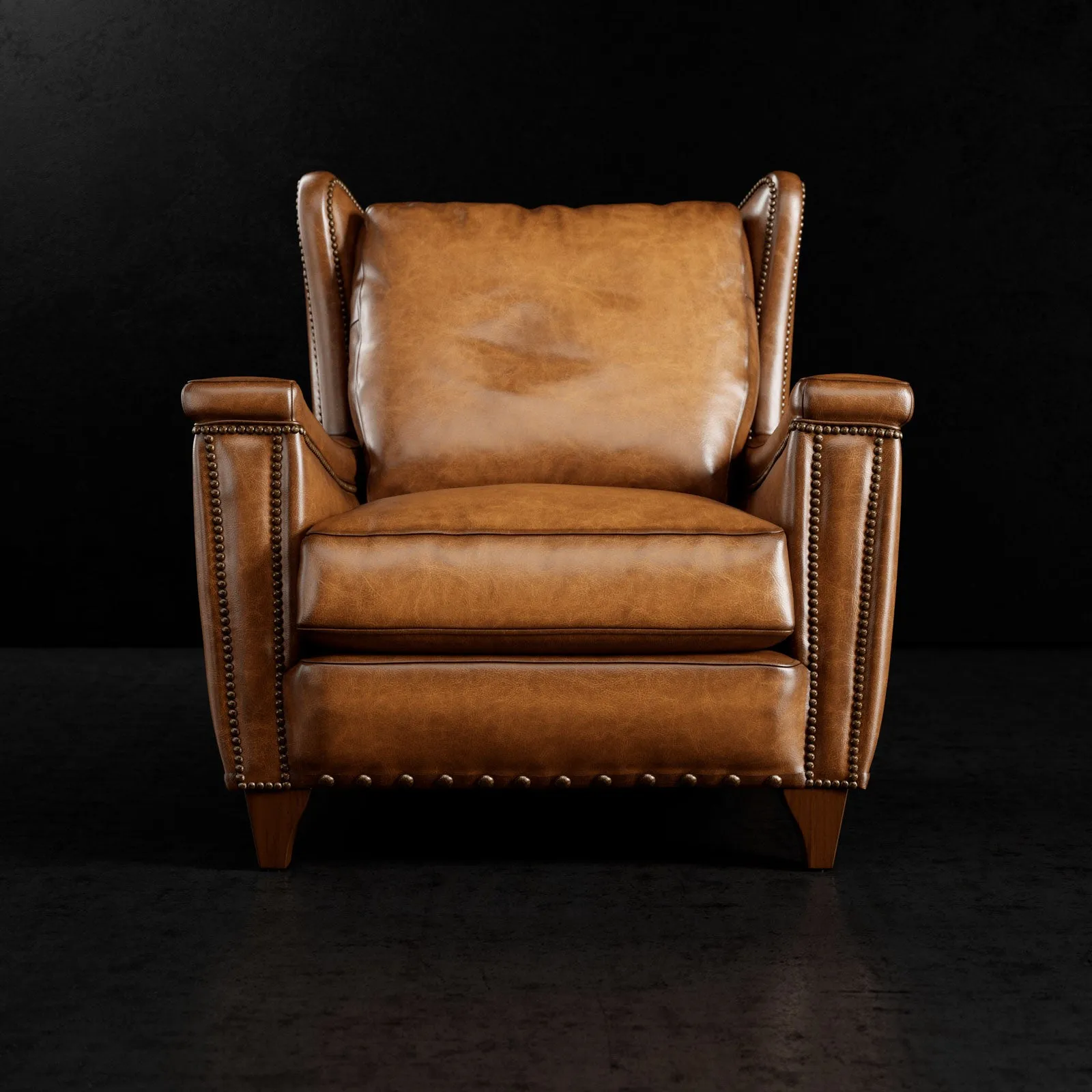 Gentry Leather Lounge Chair