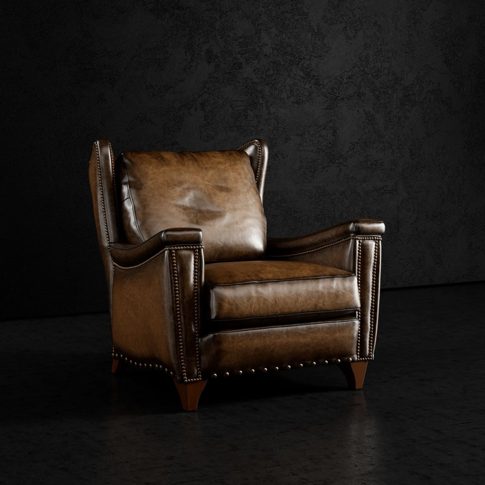 Gentry Leather Lounge Chair
