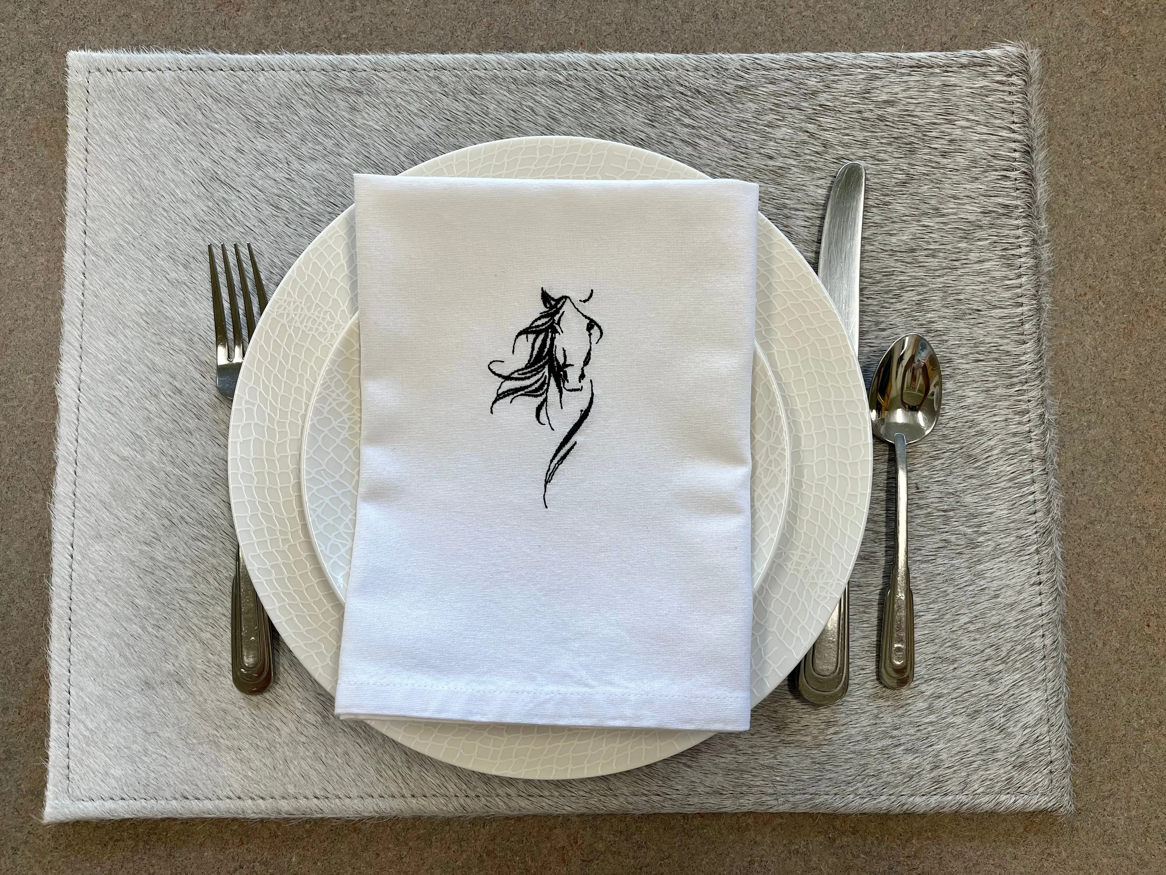 Genuine Cowhide Placemats