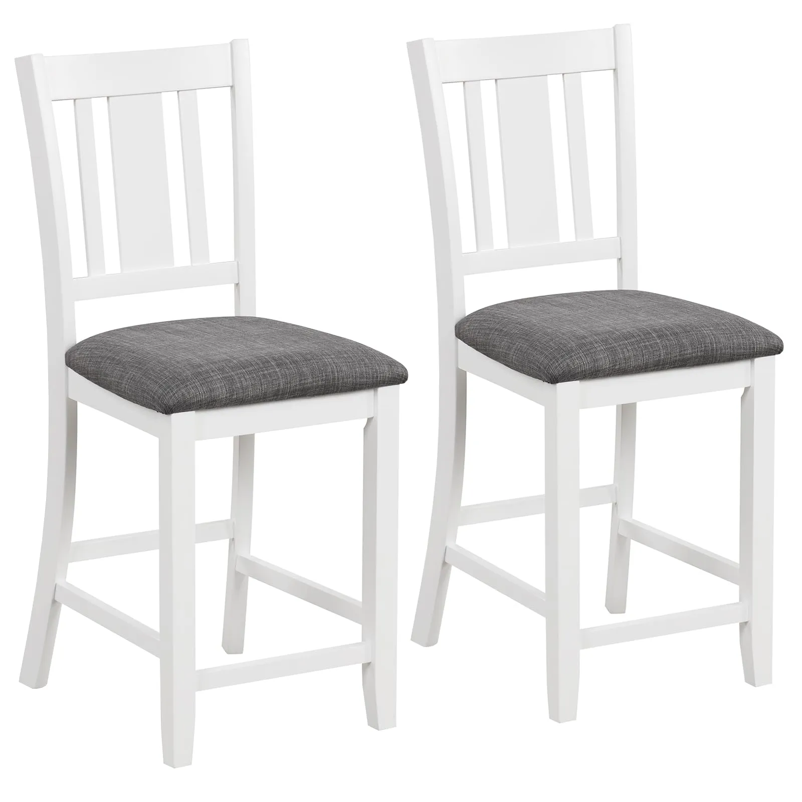 Giantex 24 Inch Modern Counter Height Stools with Footrest kitchen barstool, adjustable bar stool
