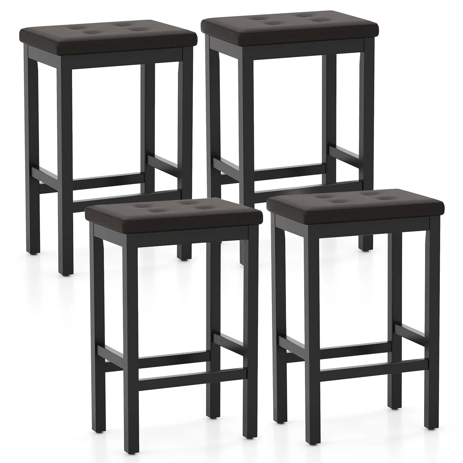 Giantex 24" Bar Stools Set kitchen barstool, adjustable bar stool