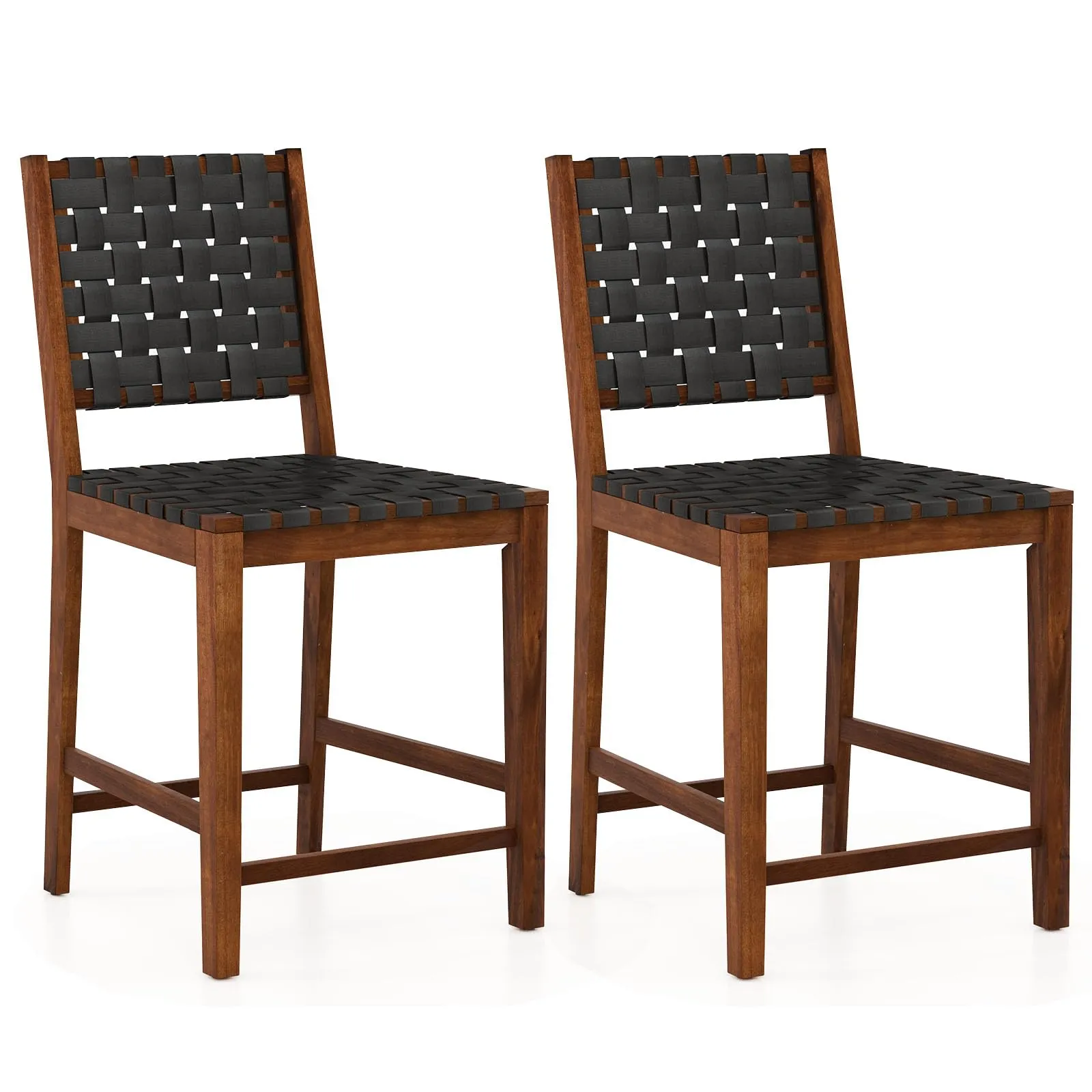 Giantex 24" Counter Height Bar Stools Set of 2 kitchen barstool, adjustable bar stool