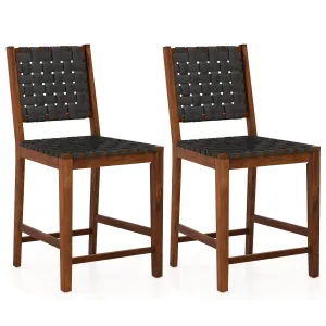 Giantex 24" Counter Height Bar Stools Set of 2 kitchen barstool, adjustable bar stool