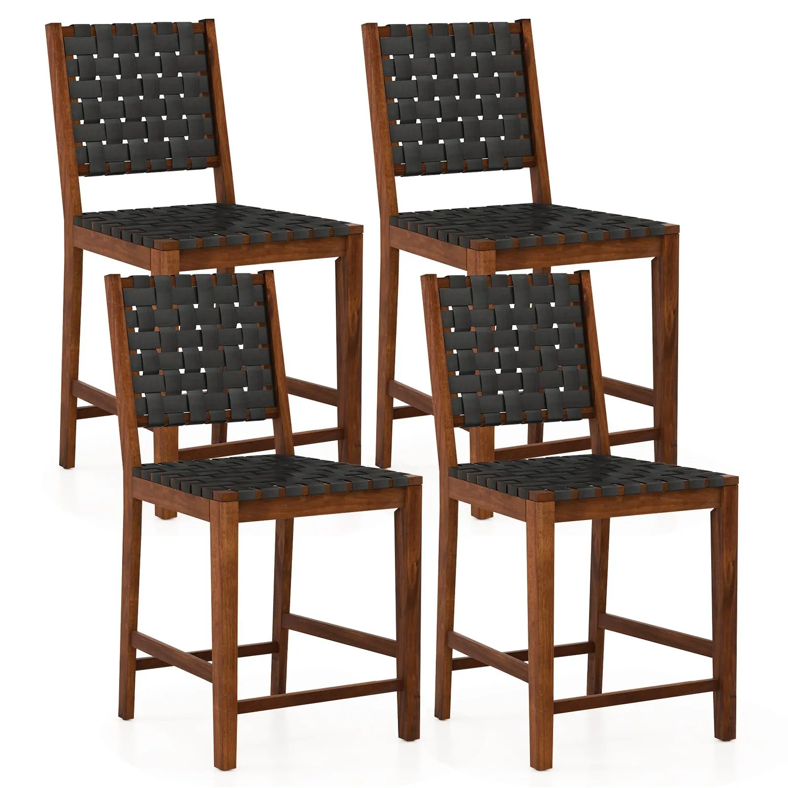 Giantex 24" Counter Height Bar Stools Set of 2