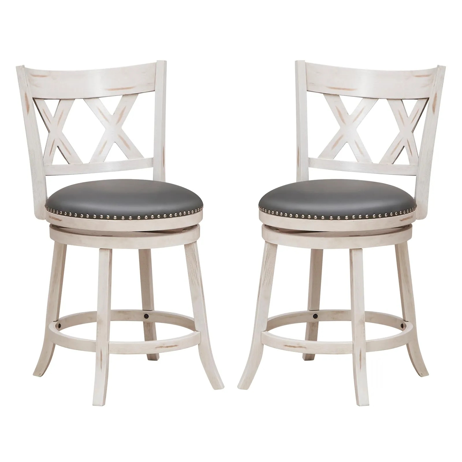 Giantex 25.5" Bar Stools Set