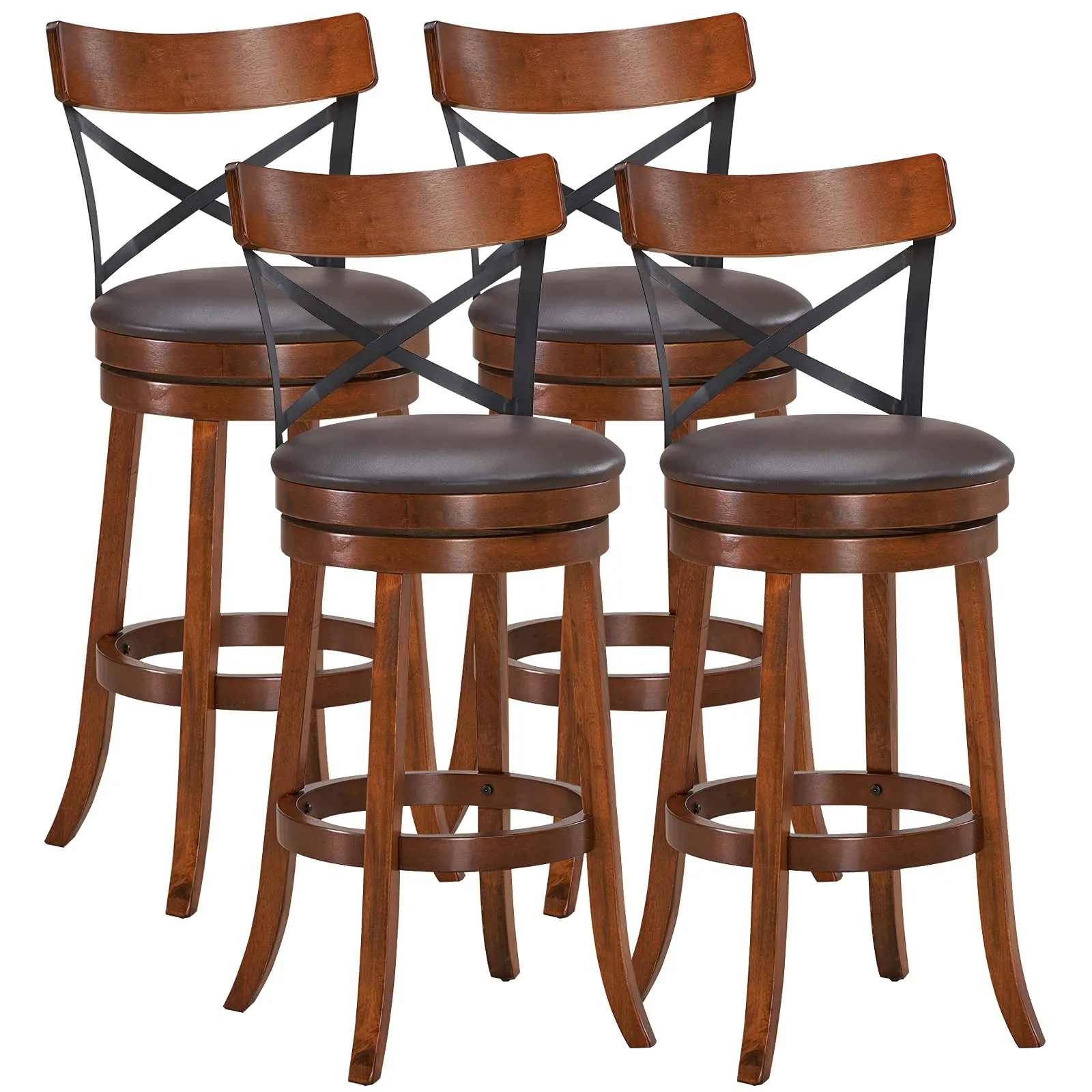 Giantex 25Height Kitchen Counter Bar Stools for Kitchen Island, Pub, and Restaurant