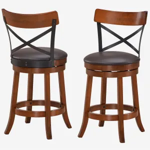 Giantex 25Height Kitchen Counter Bar Stools for Kitchen Island, Pub, and Restaurant kitchen barstool, adjustable bar stool
